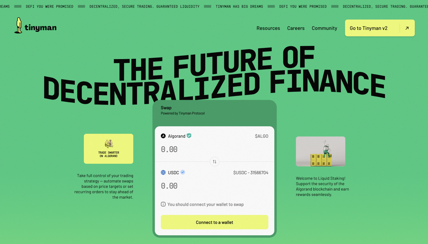 Tinyman website